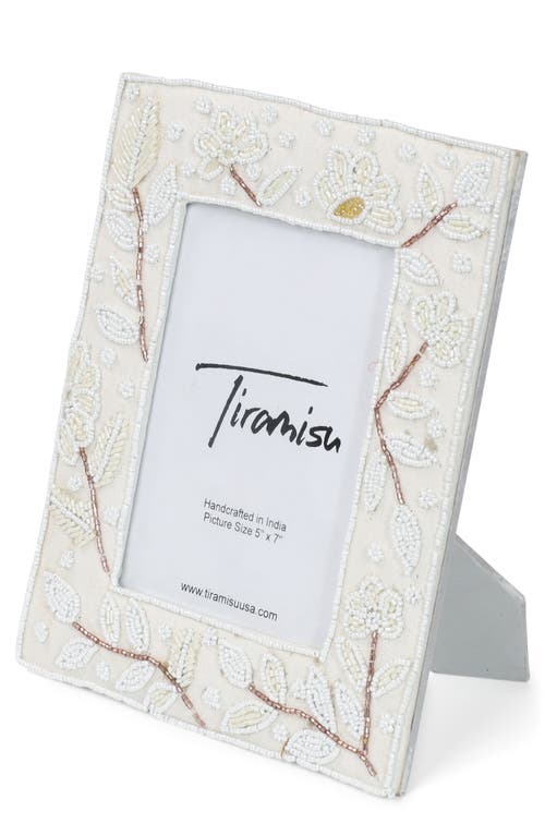 Tiramisu Oasis Botanical Beaded Picture Frame In Multi