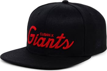 Cuban Giants Rings & Crwns Snapback Hat - Black
