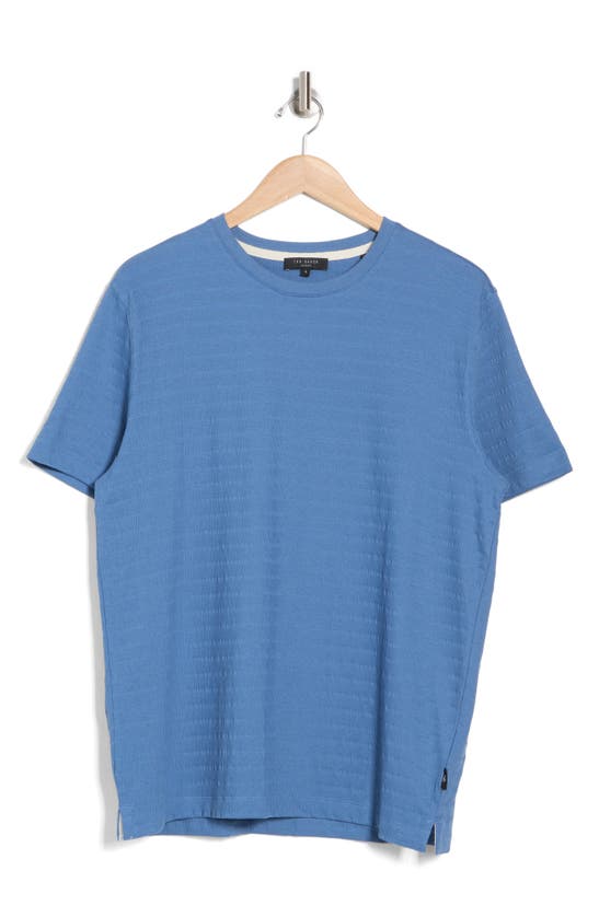 Shop Ted Baker London Kingsrd Crewneck T-shirt In Dark Blue