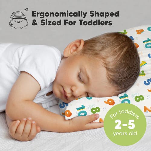 Shop Keababies Toddler Pillow With Pillowcase In Dino123