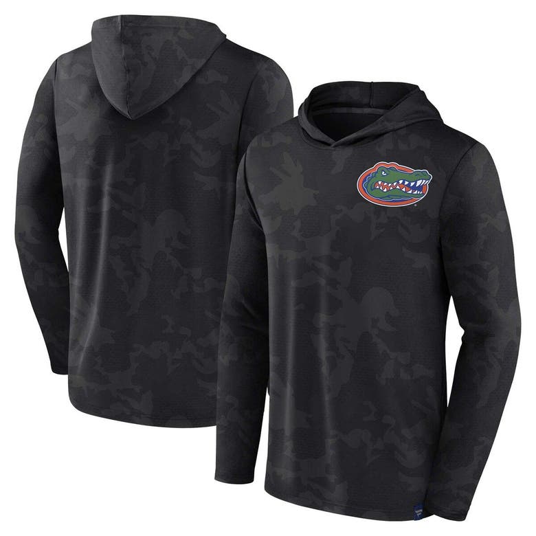 Shop Fanatics Branded  Black Florida Gators Camo Hoodie Long Sleeve T-shirt