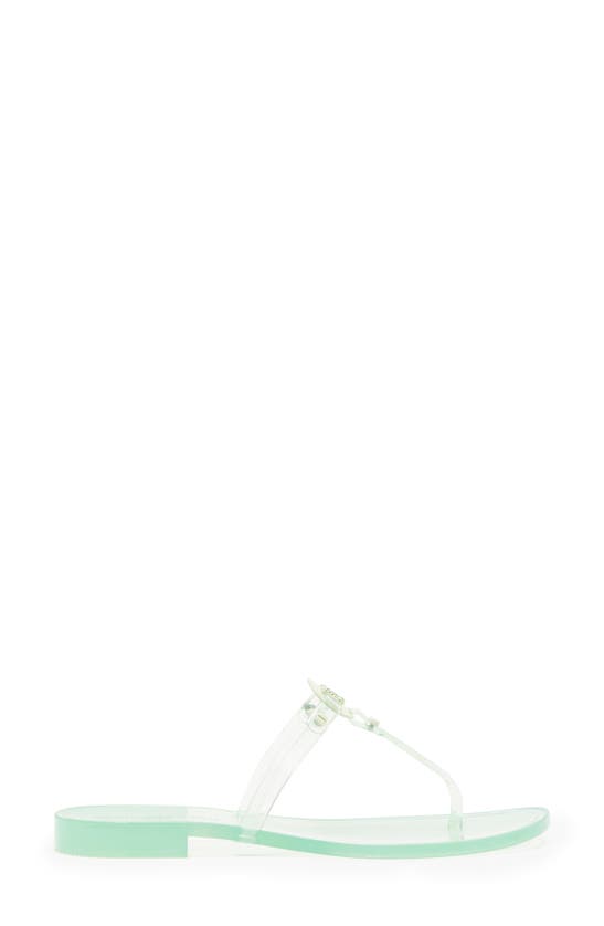 Karl Lagerfeld Wylda Clear Sandal In Mint Julep