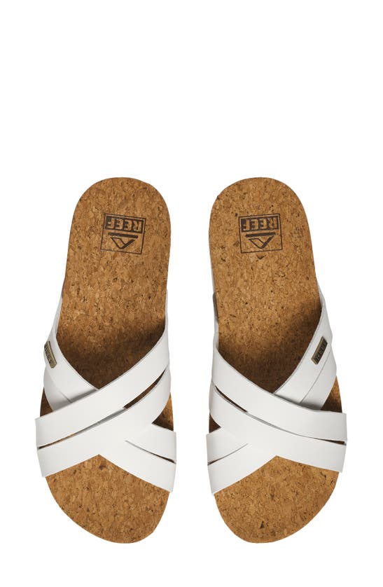 Reef Cushion Bloom Hi Slide Sandal In Cloud