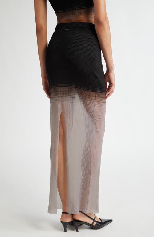 Shop Grace Ling Evanescent Mini Maxi Illusion Skirt In Flume