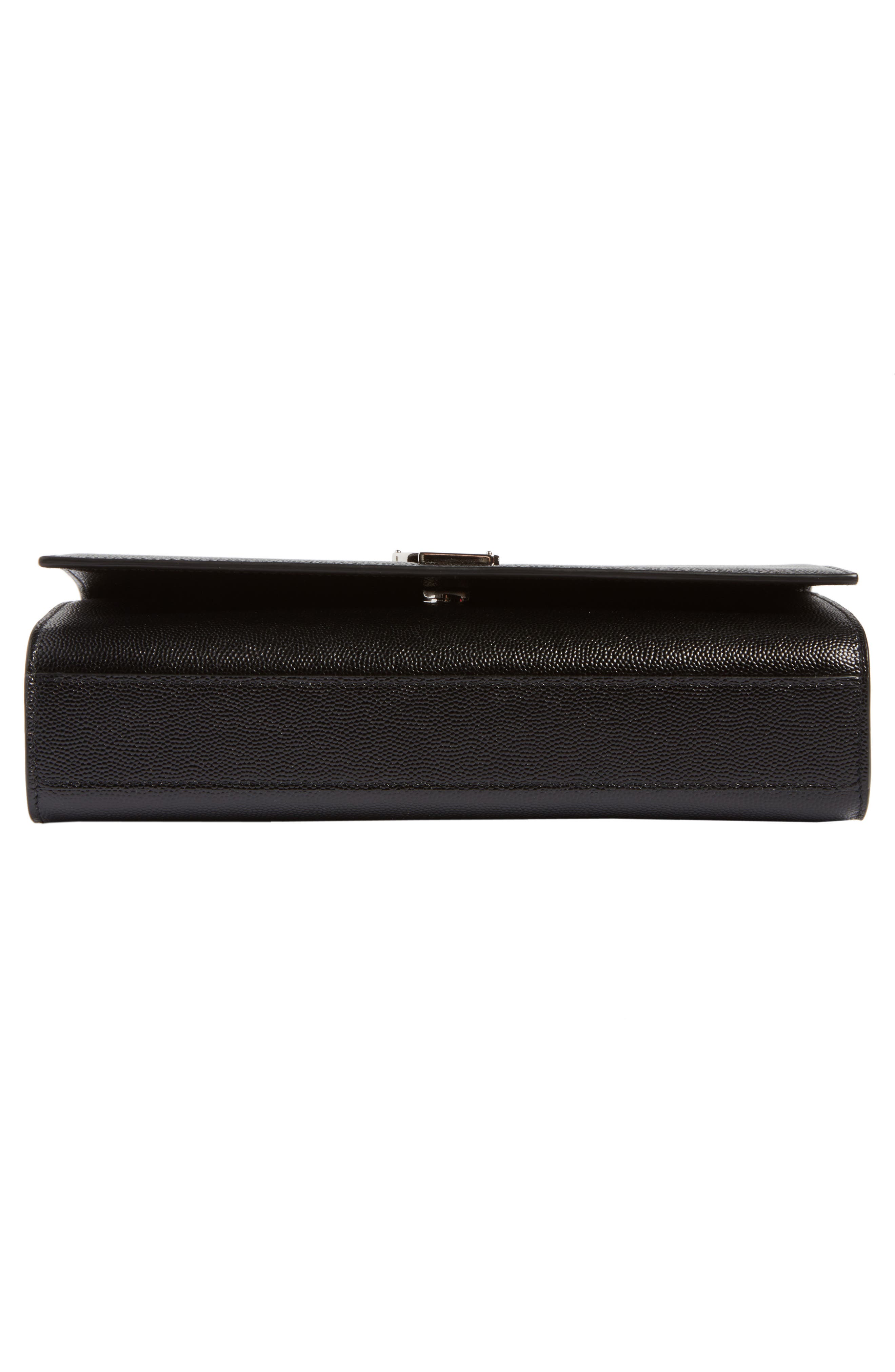 medium kate leather wallet on a chain