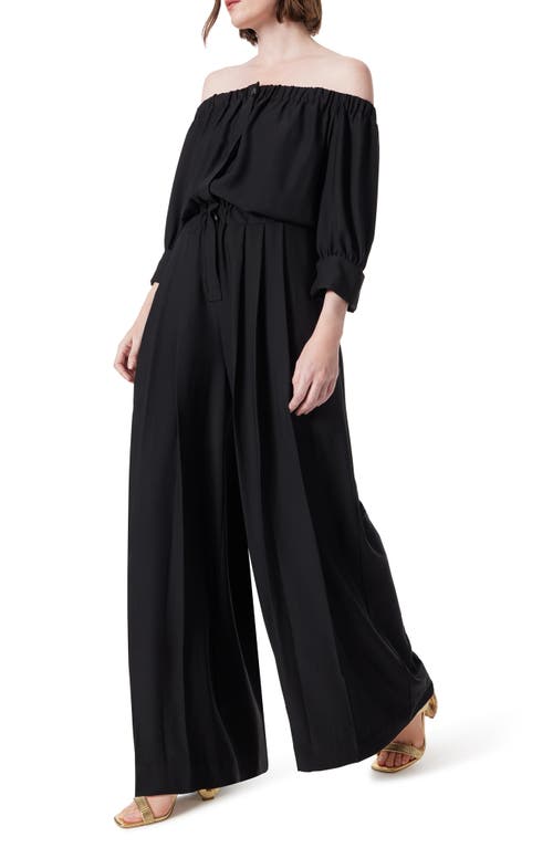 Dee Ocleppo Off The Shoulder Jumpsuit In Black