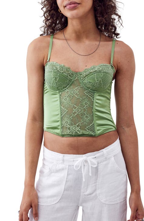 Sage Green Rib Scoop Bra & Brazilian – Ember Underwear