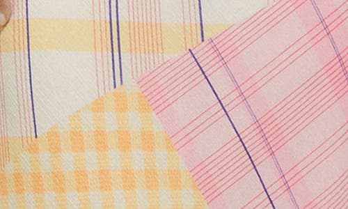 MANGO MANGO MIXED PRINT HALTER DRESS