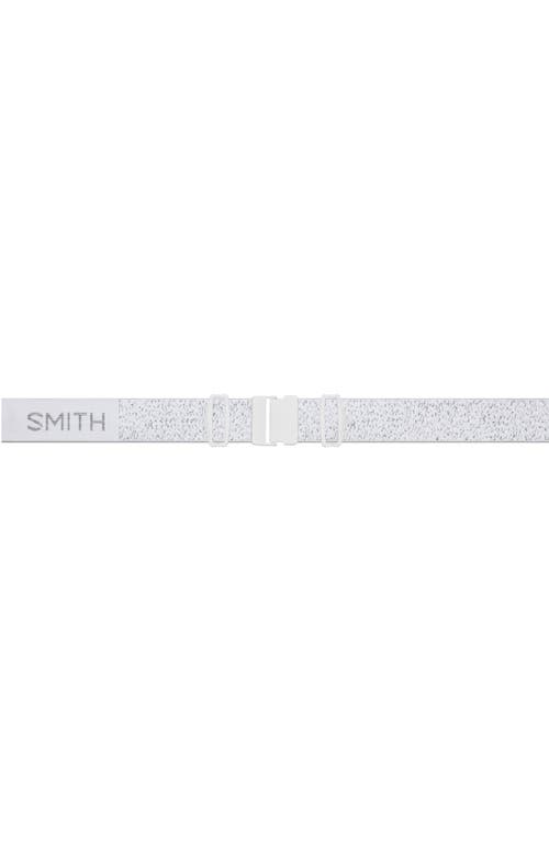 Smith Skyline 157mm Chromapop™ Snow Goggles In White/chromapop Rose Gold