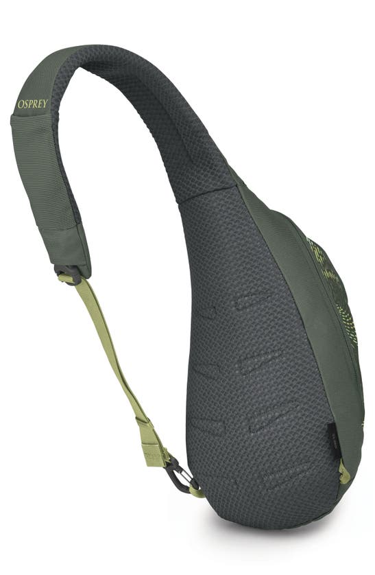 Shop Osprey Daylite Sling Backpack In Rattan Print/ Rocky Brook