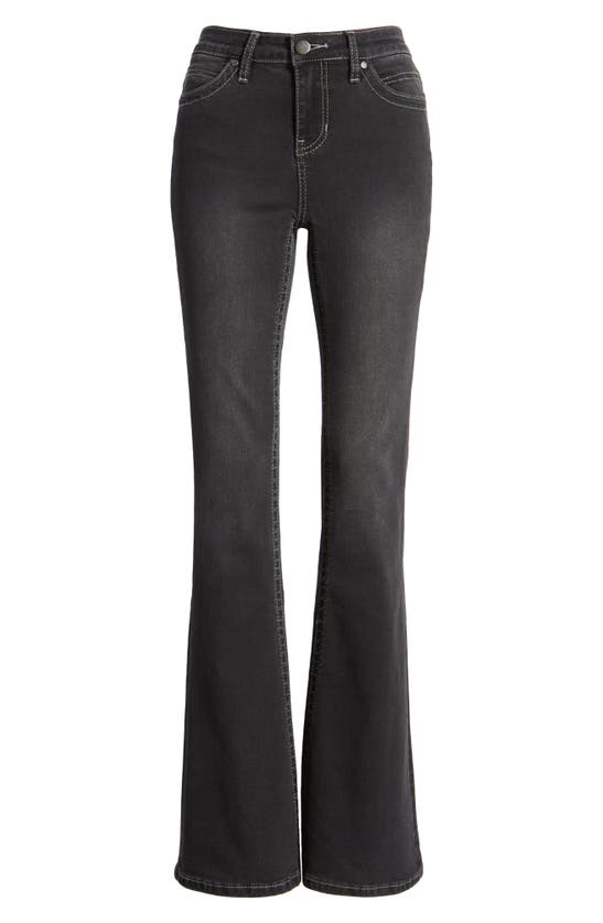Shop Ptcl Star Flare Jeans In Black