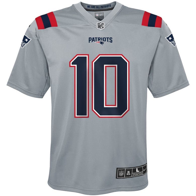 Mac Jones New England Patriots Nike Youth Game Jersey - White