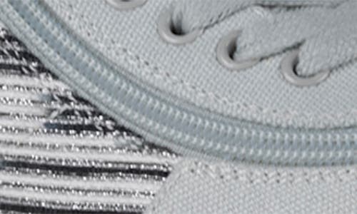 Billy Footwear Kids' Classic D|r High Top Sneaker In Silver Streak