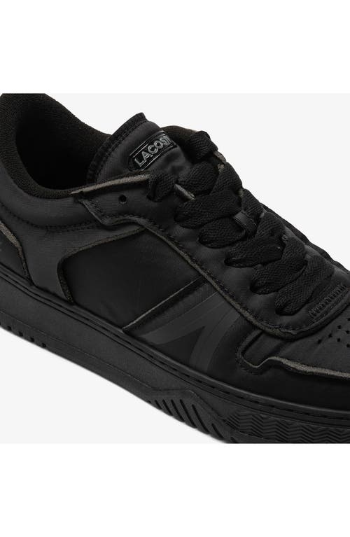 Shop Lacoste L001 Crafted 12 Sneaker In Blk/blk