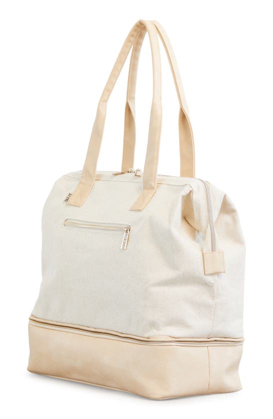Shop Beis The Convertible Mini Weekend Bag In Beige