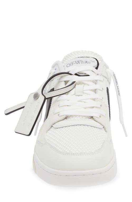 Off-white 'out Of Office' White Low Top Sneakers In Leather Man In White - Black