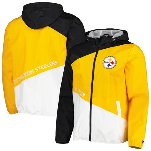 Men's Tommy Hilfiger Black/Gold Pittsburgh Steelers Bill Full-Zip Jacket
