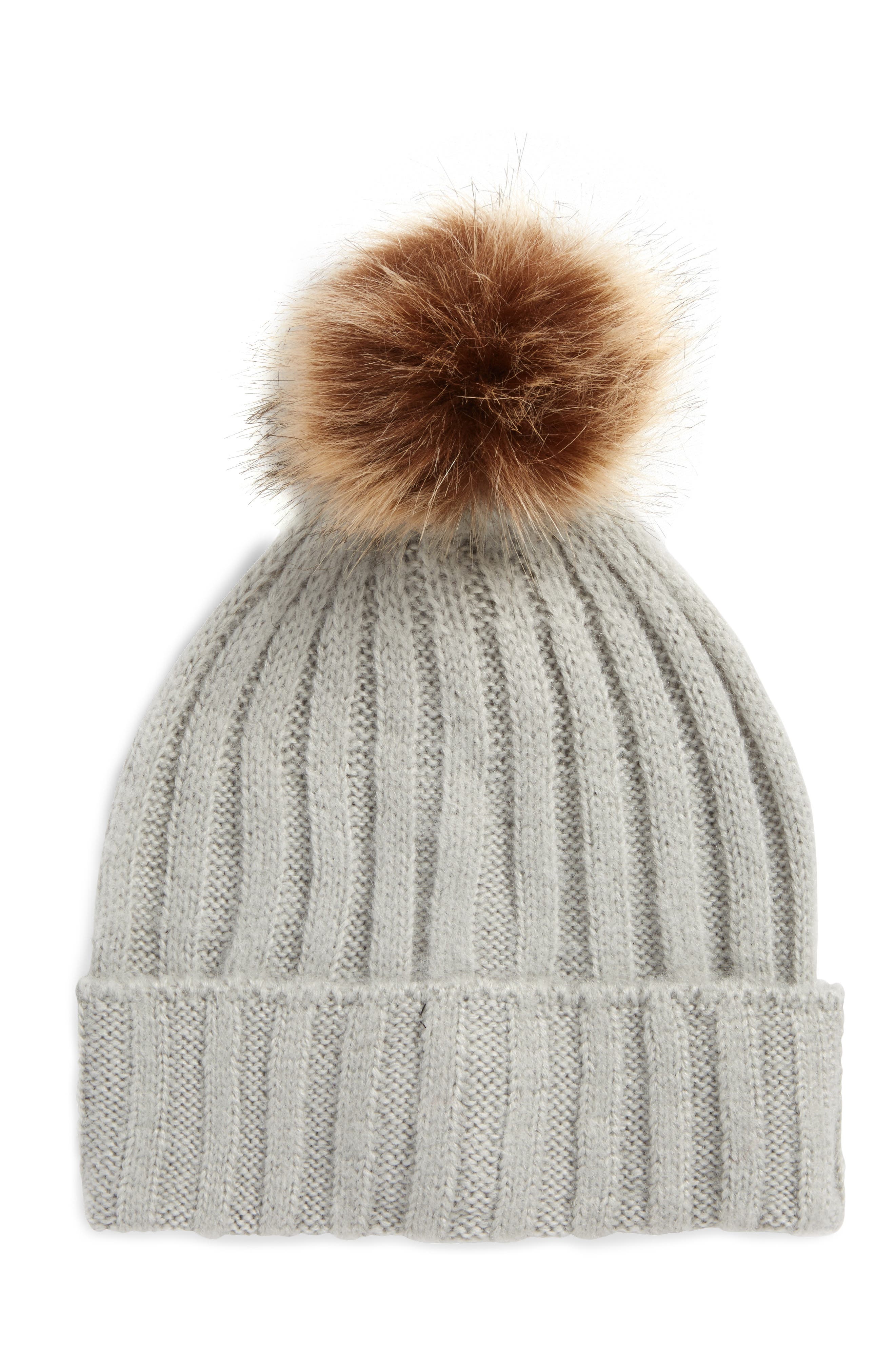 BP. Pompom Ribbed Beanie Nordstrom