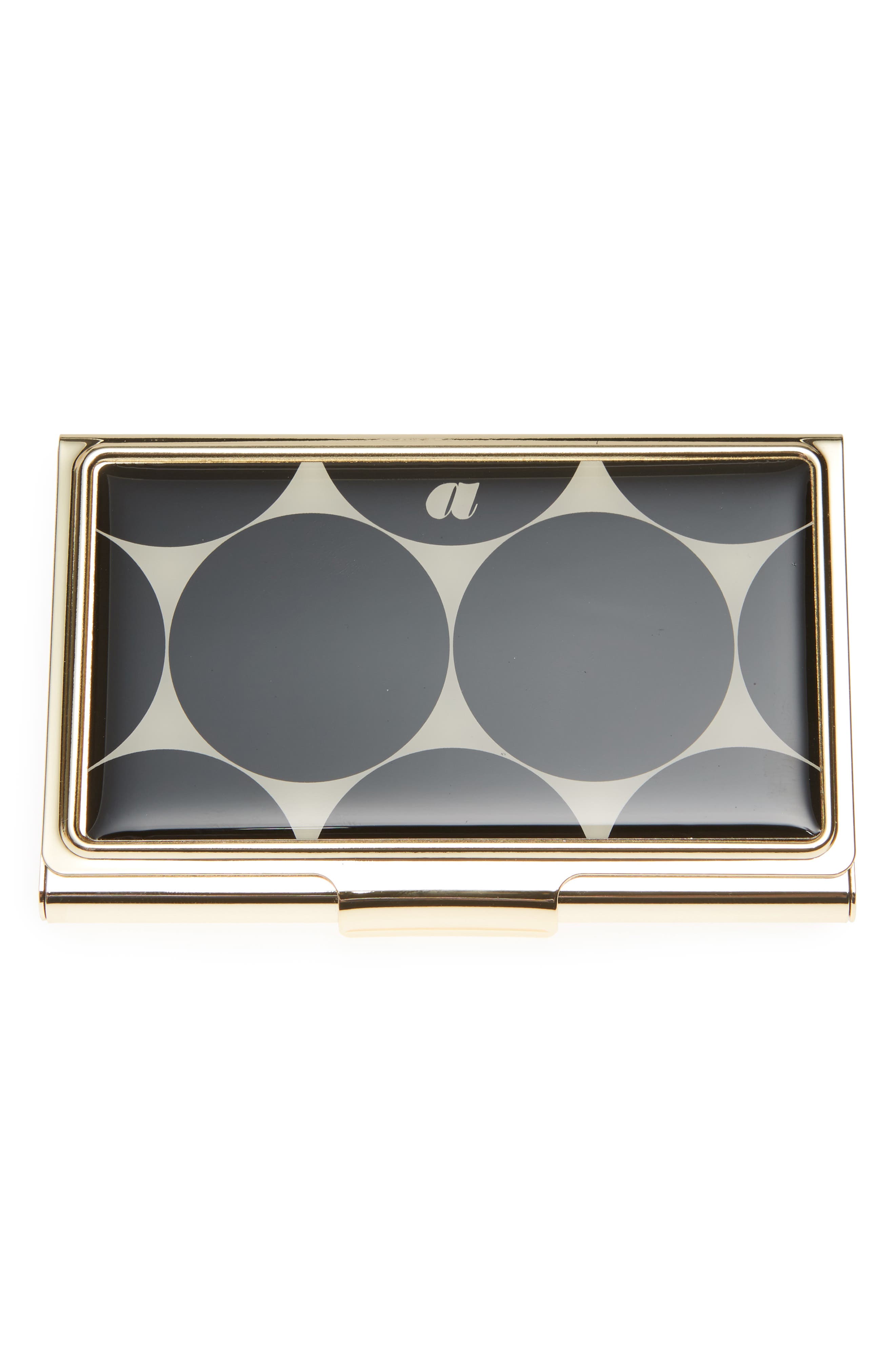 kate spade new york down to business initial card holder | Nordstrom