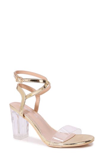 Berness Sandra Sandal In Gold