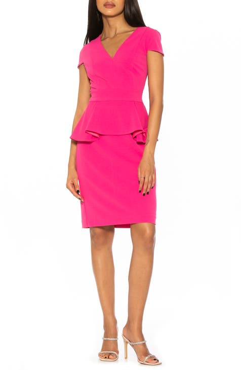 Pink business dress fashion