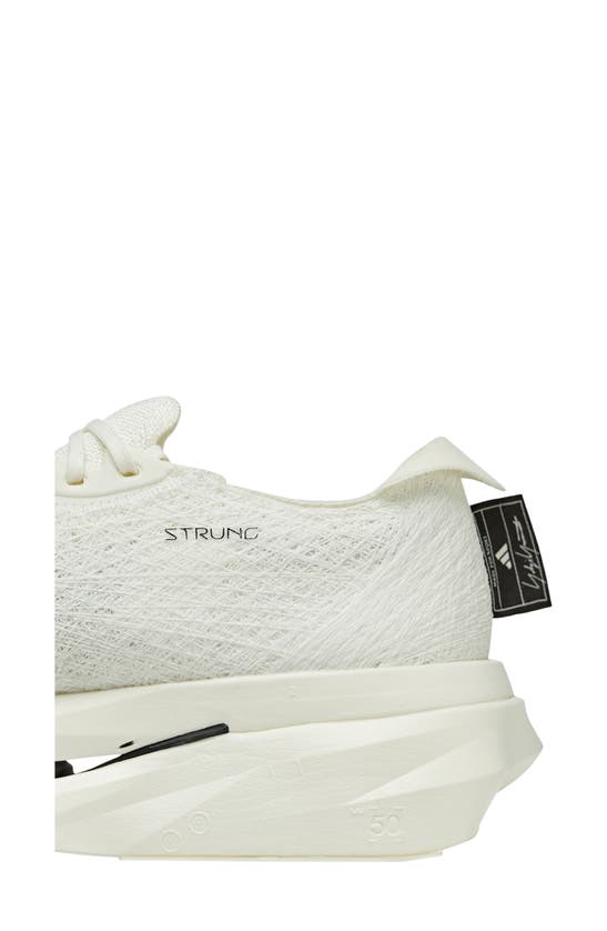 Shop Y-3 Prime X 2 Strung Running Shoe In Off White/ Off White/ Black