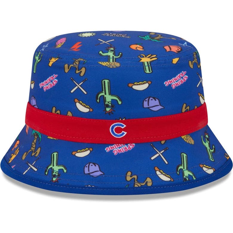 Shop New Era Toddler  Royal Chicago Cubs Spring Training Icon Bucket Hat