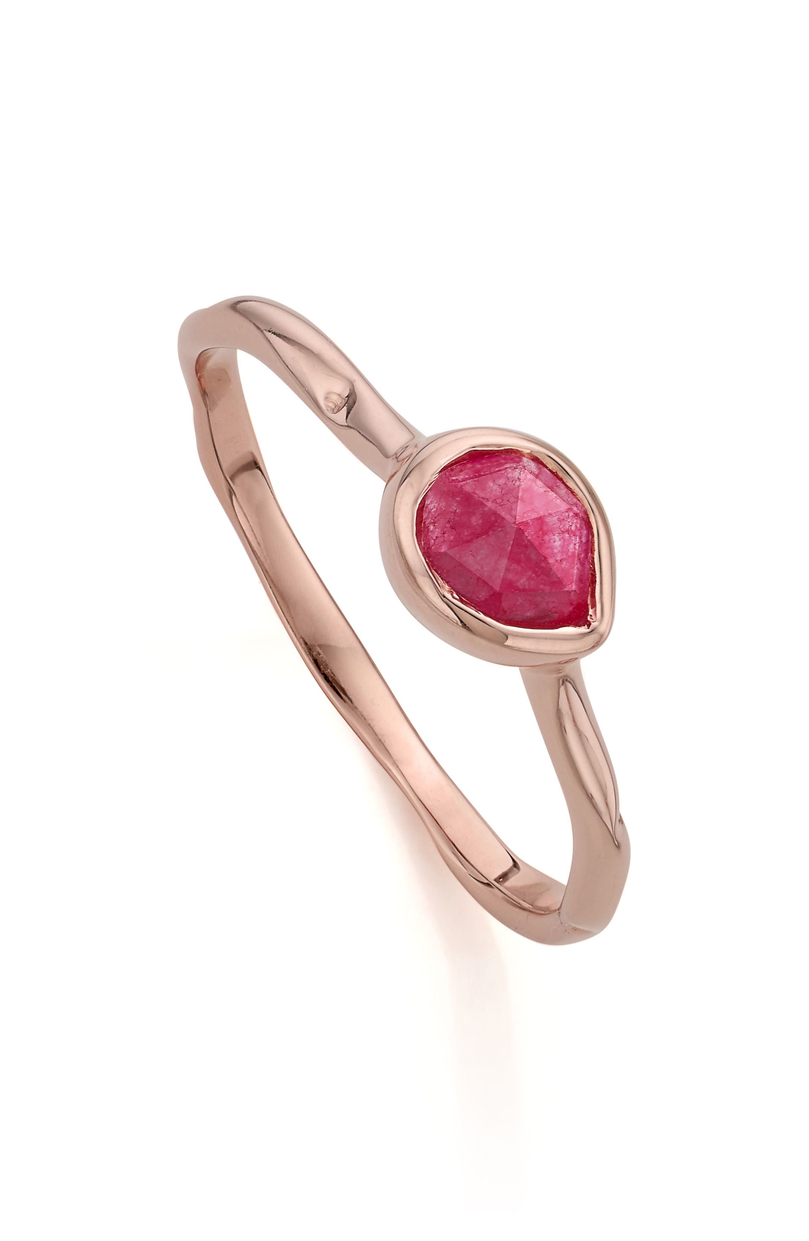 monica vinader ruby ring