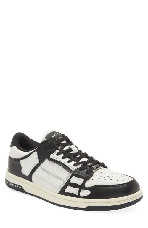 Shop Amiri Skeleton Low Top Sneaker In 004 - Black/white