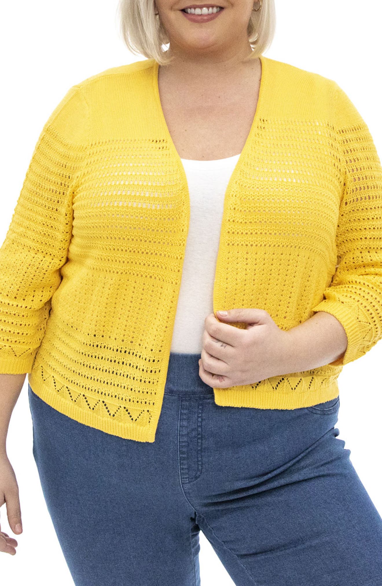Yellow Cardigan Sweaters for Women 