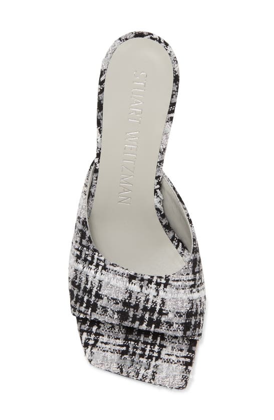 Shop Stuart Weitzman Tia Mule Sandal In Charcoal Flannel