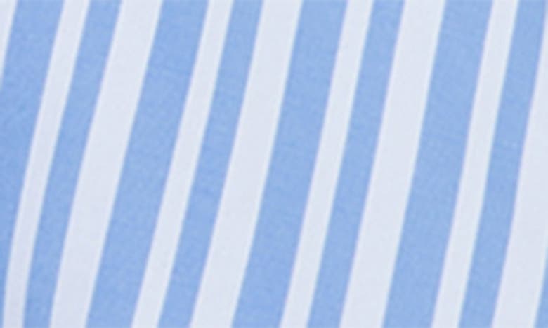 Shop Habitual Stripe Smocked Bubble Sundress In Blue