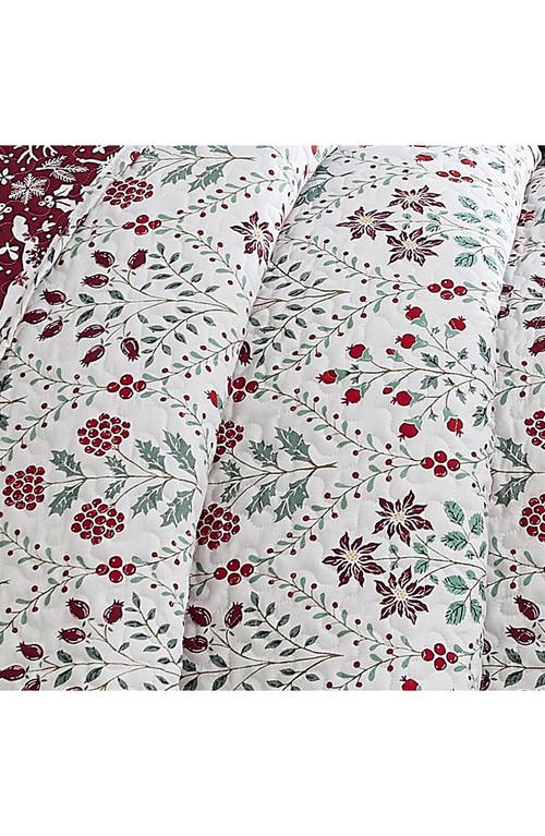 Southshore Fine Linens Holiday Harmony Oversized Quilt Set In Holiday Harmony