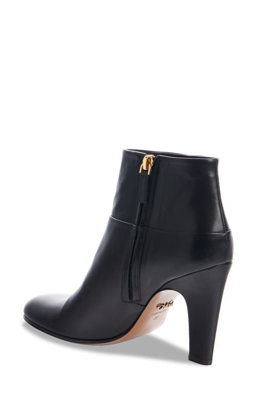 Chloé Eve 85 Heeled Leather Ankle Boots In Black