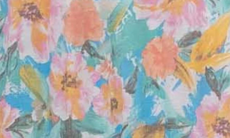 BLU PEPPER BLU PEPPER FLORAL MIDI SUNDRESS 