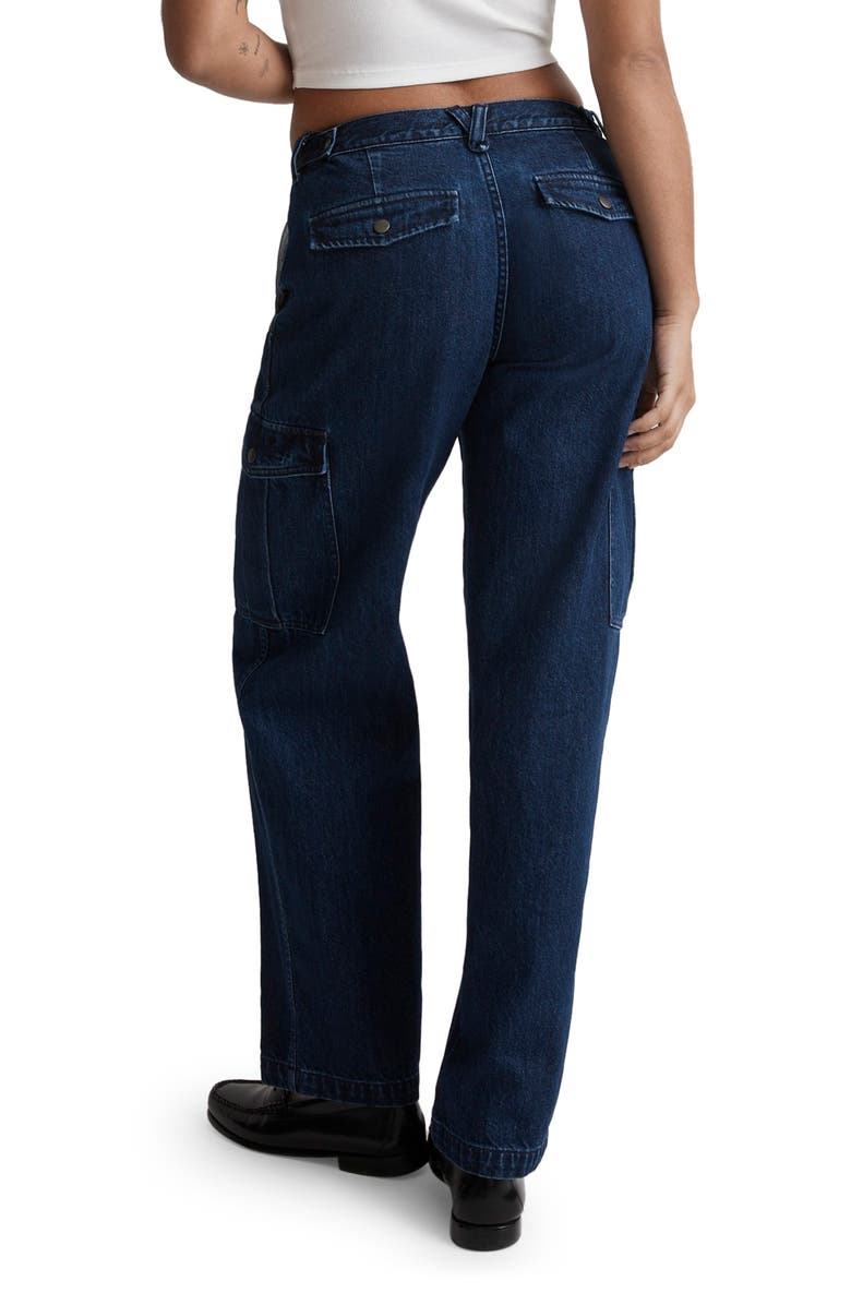 Madewell Low-Slung Straight Cargo Jeans | Nordstrom