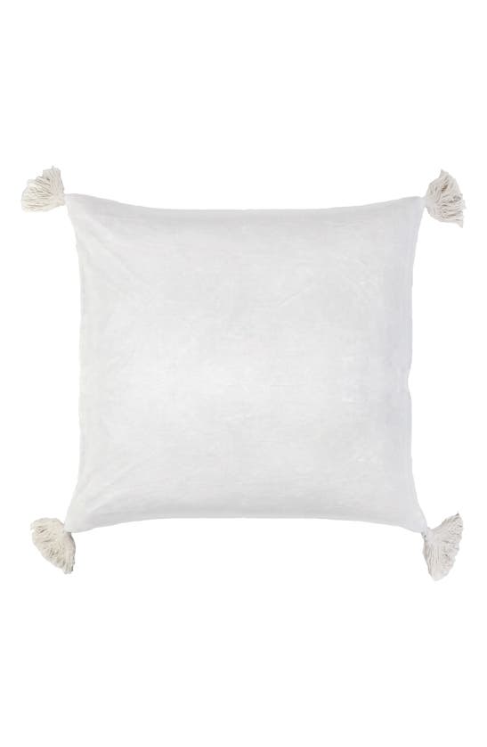 POM POM AT HOME BIANCA VELVETEEN ACCENT PILLOW