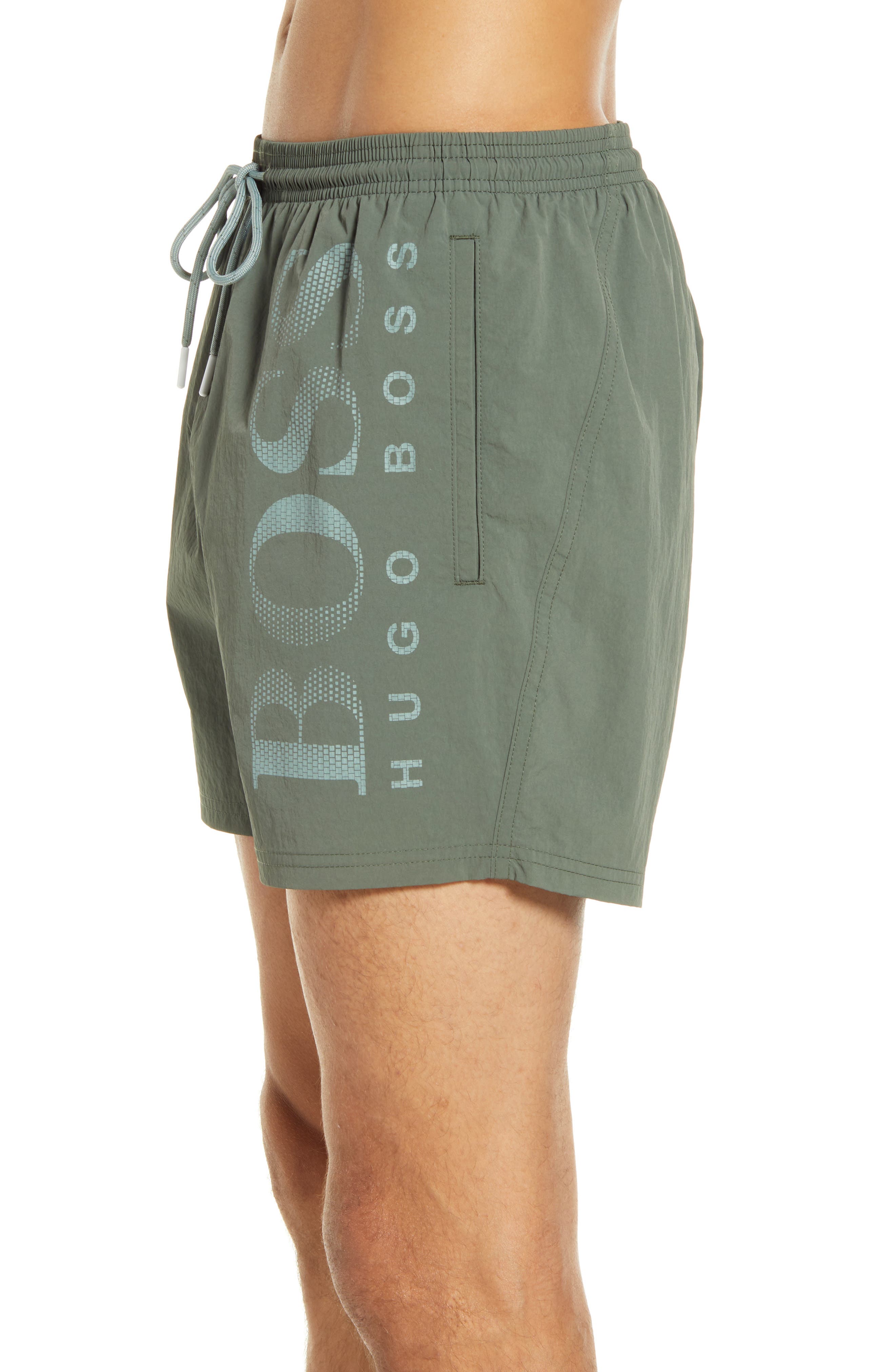 BOSS HUGO BOSS Octopus Nylon Swim Trunks | Nordstrom