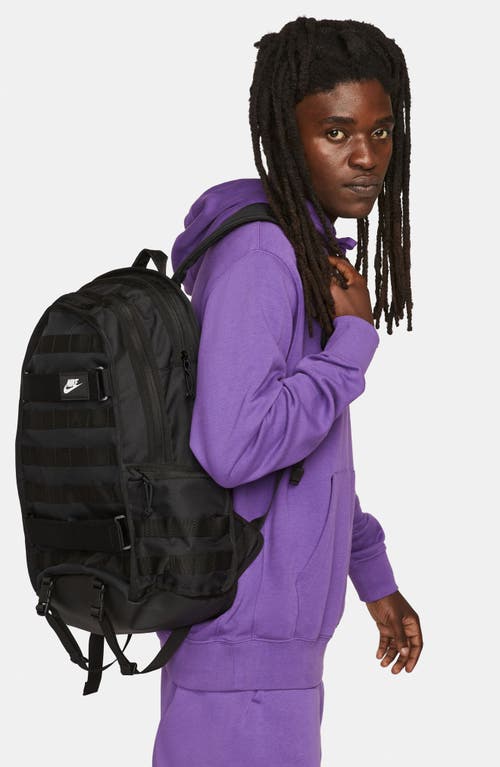 Shop Nike Sportswear Rpm Backpack In Black/black/white