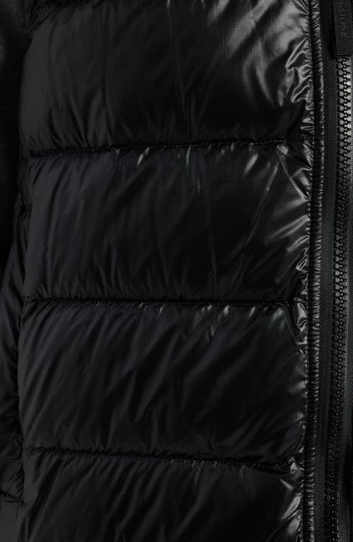 Shop Canada Goose Crofton Water Repellent Packable Quilted 750 Fill Power Down Vest In Black - Noir