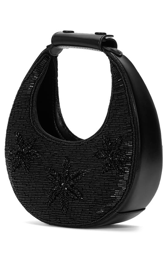 Shop Staud Moon Top Handle Bag In Black Starfish