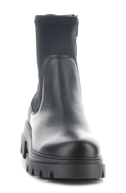 Bos. & Co. Five Waterproof Chelsea Boot In Black Feel/lycra