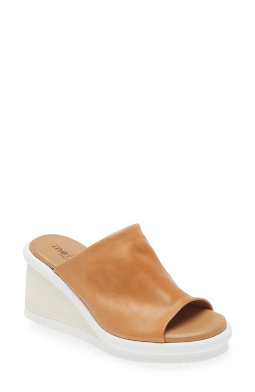 Mary Wedge Sandal in Lion