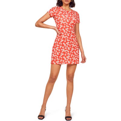 Reformation Inga Minidress, Red