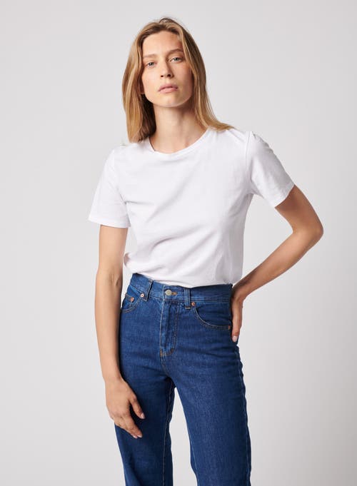 MAJESTIC MAJESTIC FILATURES COTTON 'SILK TOUCH' SHORT SLEEVE SEMI RELAXED CREWNECK T-SHIRT