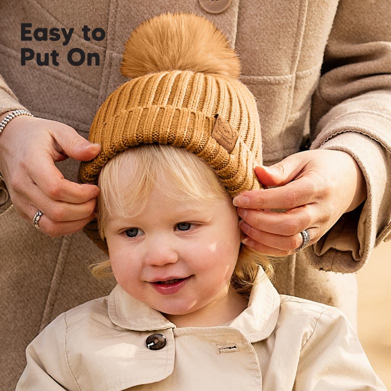 Keababies 2-pack Pom Knitted Beanie In Blast