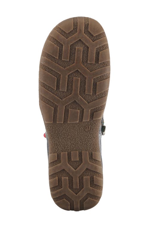 L'artiste By Spring Step Gyarados Flat In Black Multi