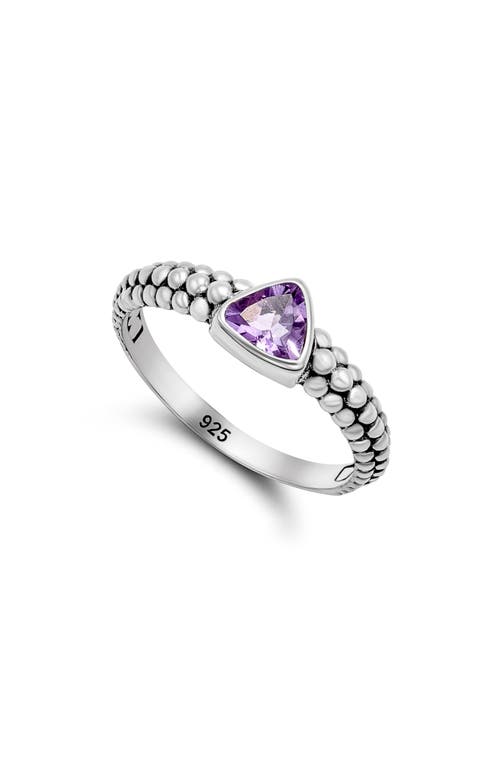 Samuel B. Stone Trillion Ring In Purple