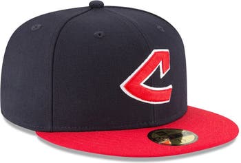 Men's Nike Red Cleveland Indians Road Cooperstown Collection Team Jersey