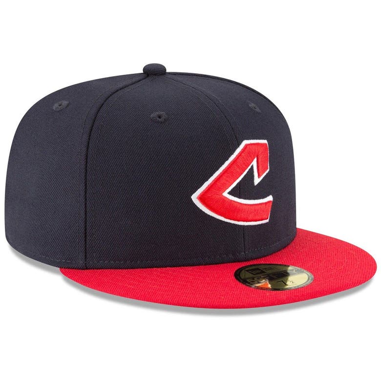 Men's Cleveland Indians Nike Red Road Cooperstown Collection Team Jersey